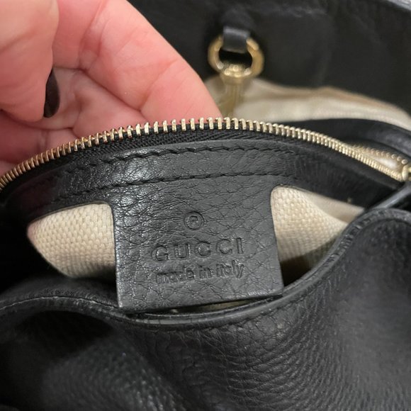 Gucci Soho Chain Black Leather Purse - Picture 3 of 5